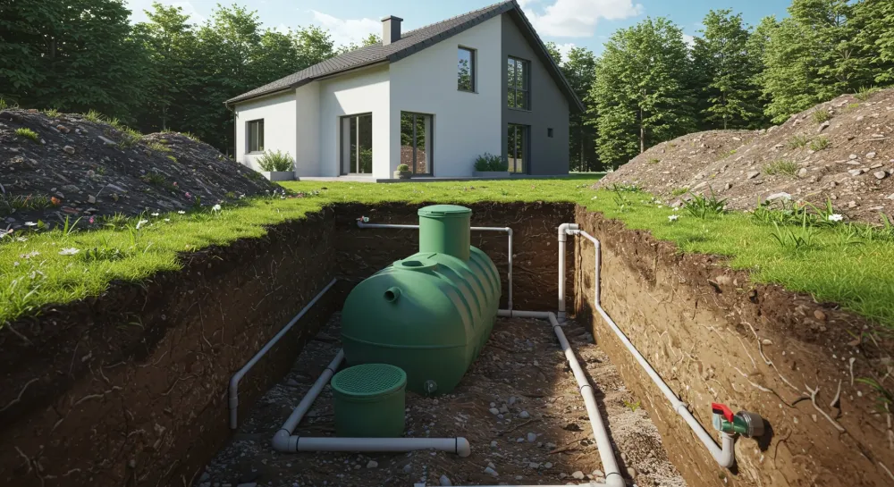Fosse toutes eaux à Le Muy