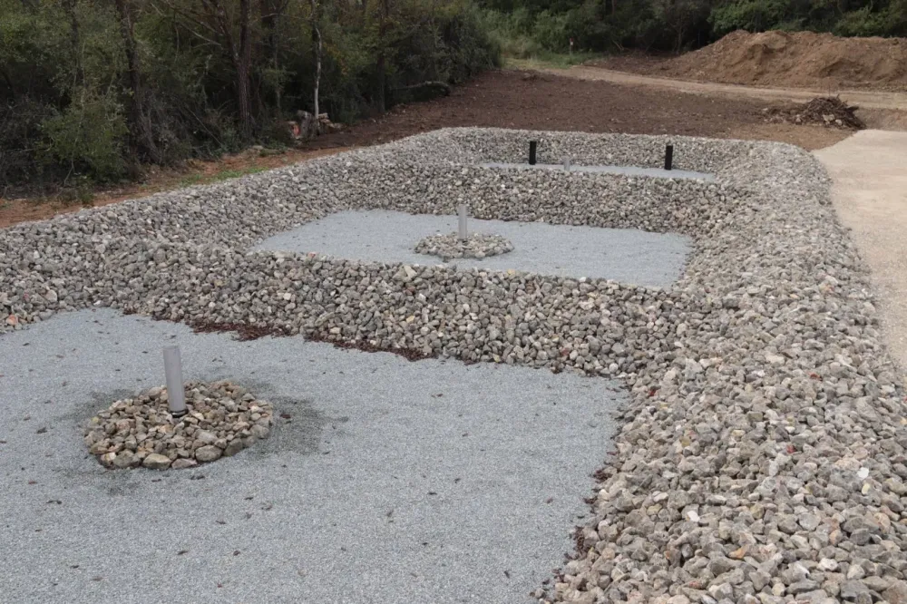 Travaux gravier